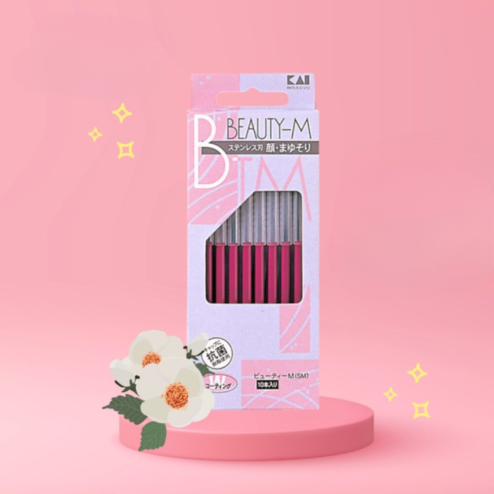 All-New KAI Eyebrow Razor Beauty M 10pcs